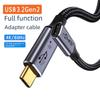 USB3.2 Type-C Extension Cable: Male To Female Adapter, 20Gbps Dock Expansion