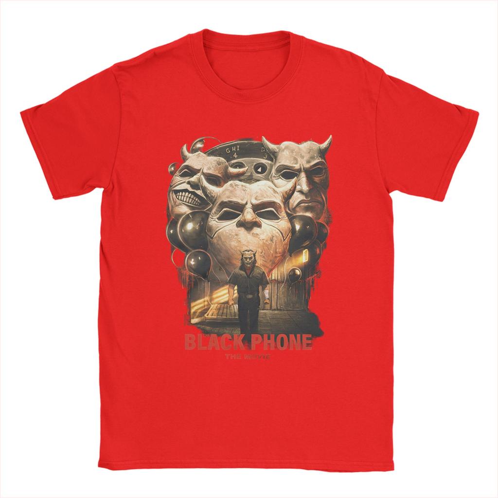 2025 Black Phone 2 Movies T-Shirt  Leisure T-Shirts Short Sleeve Streetwear Tops Summer Pure Cotton O Neck Plus Size 5XL Tees