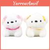 Adorable Plush Dog Keychain Cute Cuddly Soft Toy With Colorful Options For Bags
