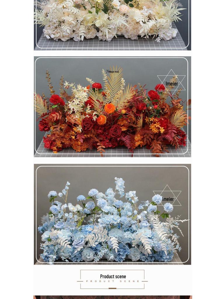 Eucalyptus Silk Flower Aisle Decoration for Weddings