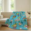 Fun Cartoon R-Rugrats-S Cute Blanket Warm Soft Suitable For Bedroom Sofa Bed Living Room Office Travel Camping Gifts