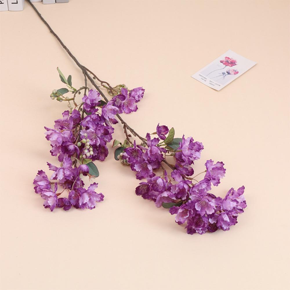 90cm Silk Cherry Blossoms Branch Plastic Fake Flower  Home Garden Decor
