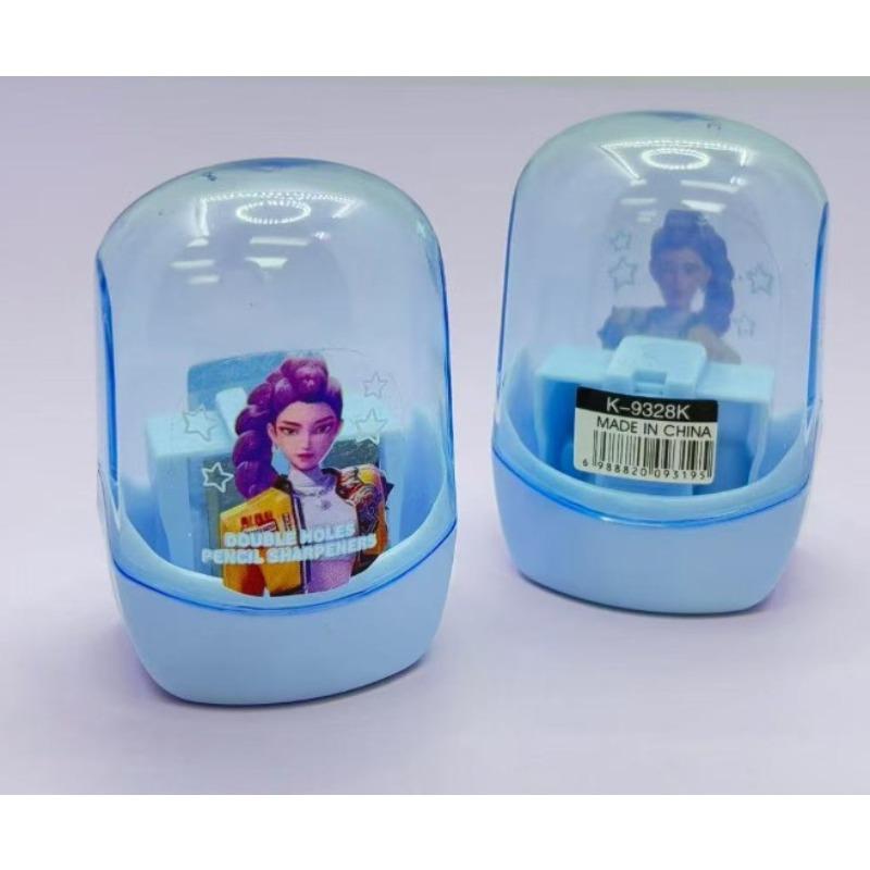 Latest KOREAN POP Devil Hunter Girl Sharpener Pencil Sharpener Student Stationery Compact and Lightweight Celebration Present