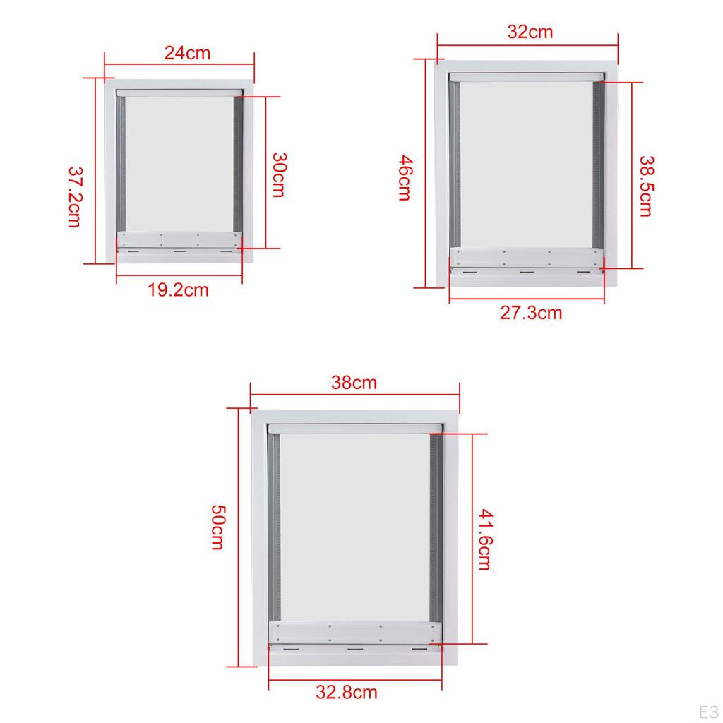 Dog Flap Door for Medium and Large Breeds Sturdy Convenient