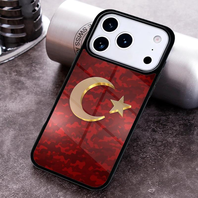 Turkey Turkish Flag_4 Phone Case For iPhone 17,16e,15,14,13,12,11,Mini,Pro,MAX soft Silicone Cover