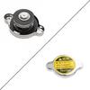 32Mm 1.25Inch Radiator Fill Neck 0.9Bar Radiator Cap Universal Silver Durability Easy Installation