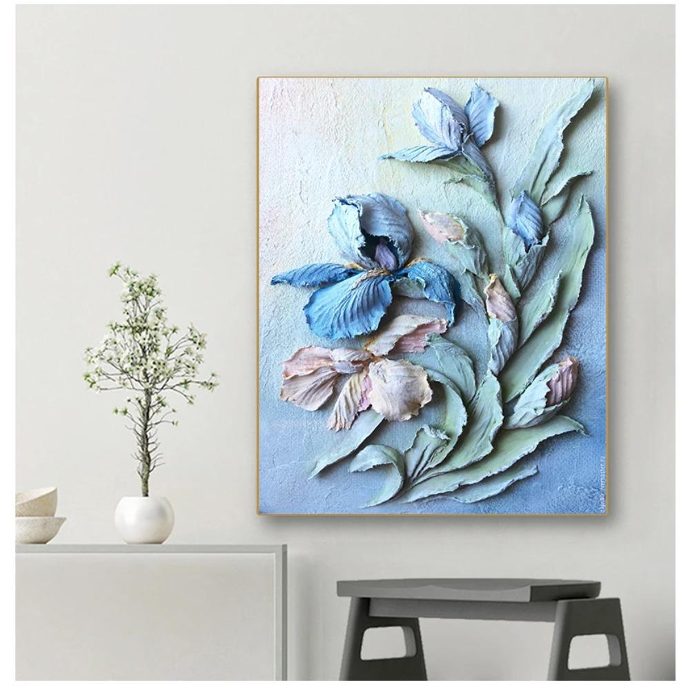 And Prints Wall Pictures For Living Room Decoration Art Scandinavian Flower Poster Home Decor Canvas Painting Wall Art Posters