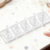 Non Magnetic Acrylic Nail Holder Safe for Electronic Devices Lightweight and Portable with Sturdy Base Easy Clean