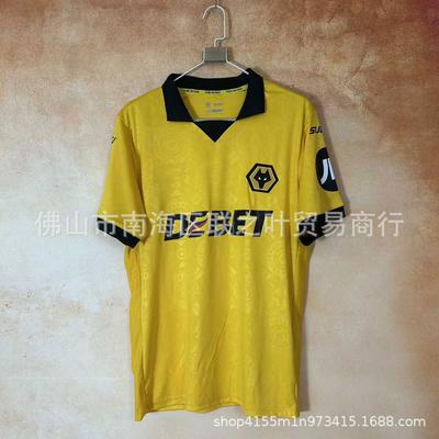 25/26 Nový domácí a venkovní dres Wolves č.. 9 Larsen Ne. 10 Cunha Ne. 11 Huang Xican Sportovní Fotbalový Dres