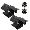 2 Pieces Photovoltaic Module Tilt Mount Brackets Compact Swivel Brace Fitting