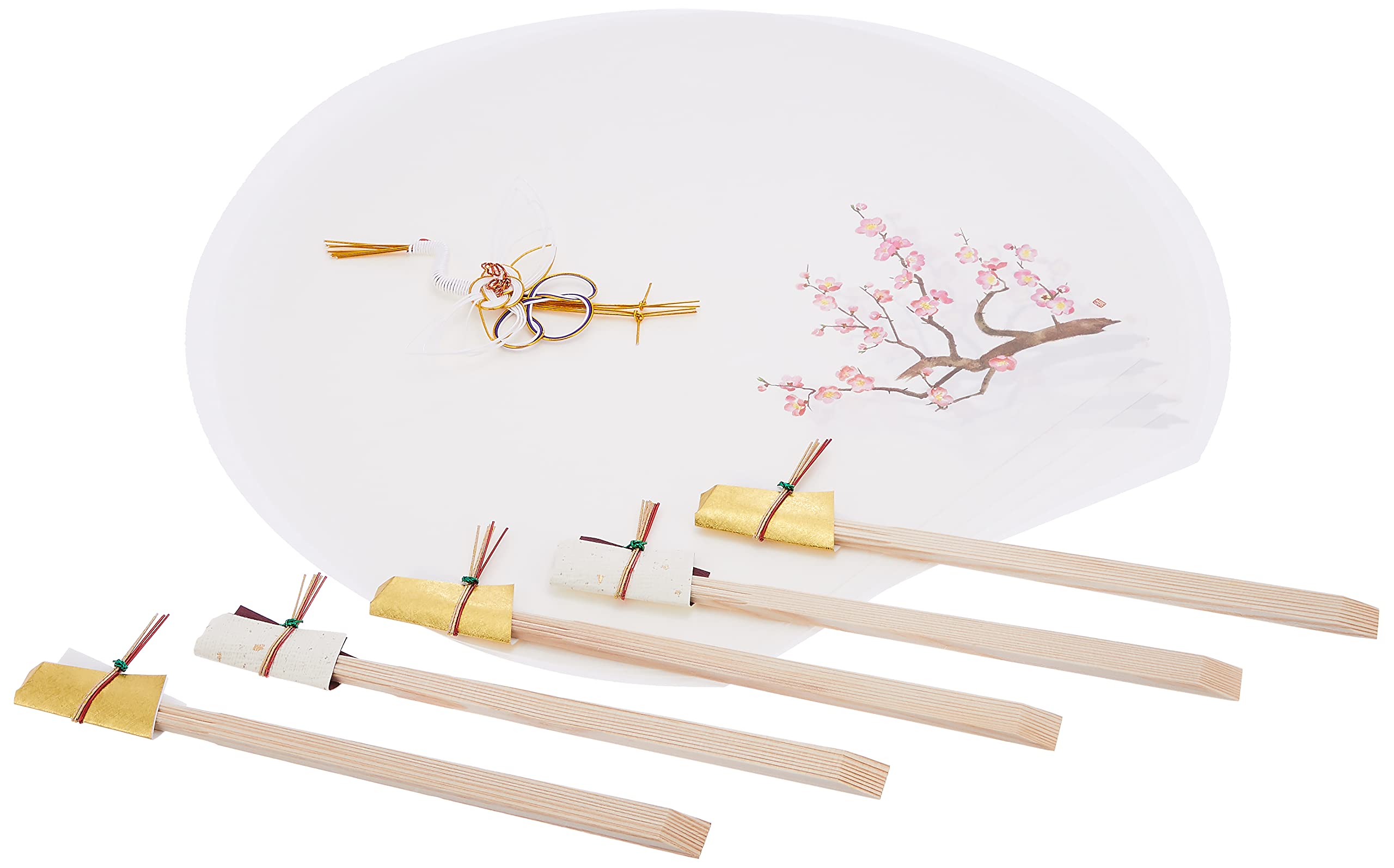 Yamako Table Half Moon Four Seasons Hospitality Plum Blossom 88763 Mat, Set, Design, белый