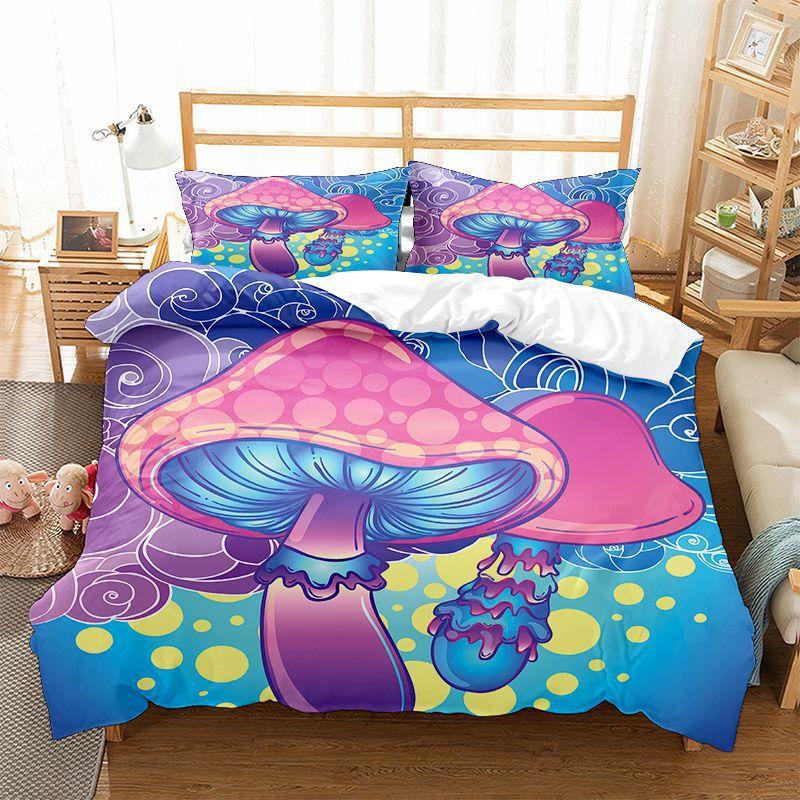 Fashion Technology Printing, 3D Digital Printing, Bedding, Duvet Covers, Pillowcases, Three-piece Sets