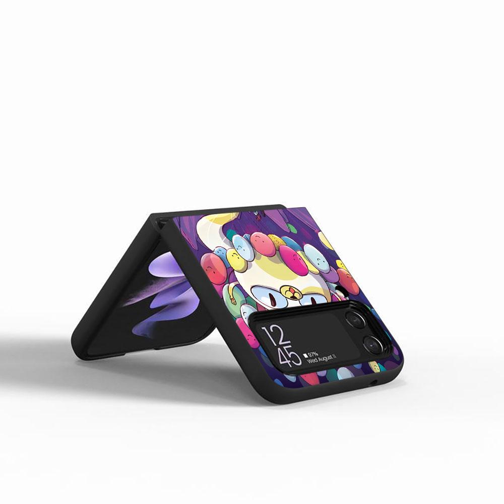 Fionna & Cake Case for Samsung Galaxy Z Flip4 Flip3 5G PC Hard Cell Phone Shell Z Flip 4 3 Black Coque Zflip4 Zflip3 Cover