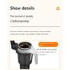 Car Cup Holder Expander Multi-Function Drink Holder with Food Table 360-Degree Adjustable Base Tray for Snack