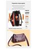 2022 Soft Leather Crossbody Bag for Middle-aged & Elderly Women: Fashionable, Versatile, Casual, Large Capacity Mummy Bag