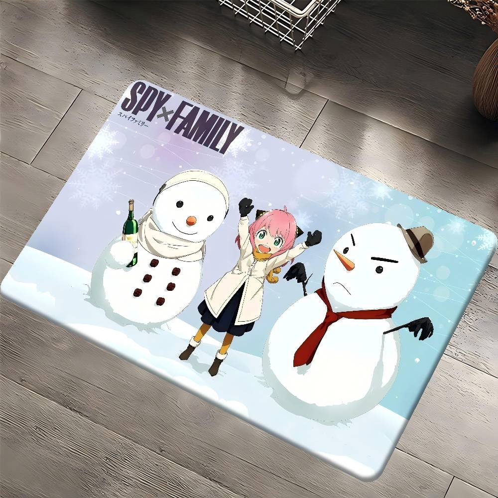 

S-Spy X F-Family Floor Mat Cheaper Anti-slip Modern Living Room Balcony Printed Bedside Mats 40x60 cm