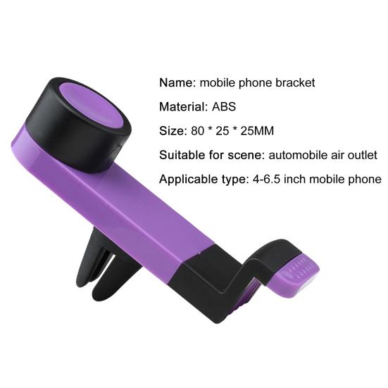 Car Phone Holder Degree Rotation Mini Universal 360 Air Vent Cellphone Mount Stand