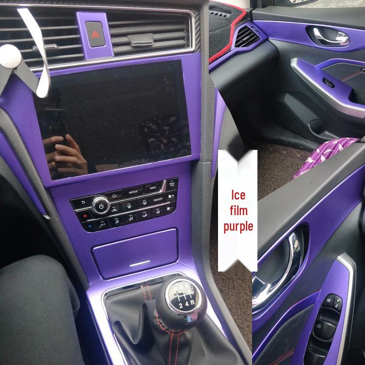 Venucia D60 Center Console Carbon Fiber Protective Stickers for Gear Shift & Window Lift Decoration