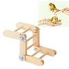 Bird Ladder Perch,Bridge for Small Medium Animal Exercise,Sturdy Wood Fun Gifts Parrot Perch