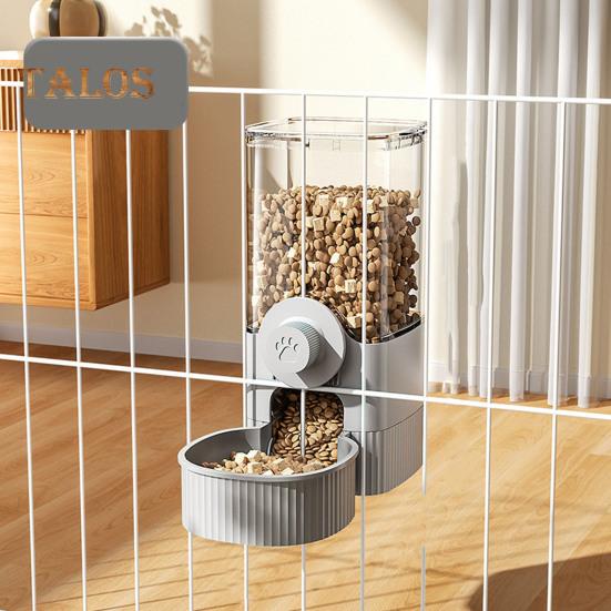 Hanging Cage Automatic Pet Feeder 520ML Small Pet Water Dispenser 1200ML Auto Food Feeding Bowl for Puppy Kitten Rabbit Chinchilla Hedgehog Ferret