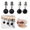 4 Pcs with Clip Curtain Weight Ball Windproof Curtain Weights Table Cloth Weights  Table Cover