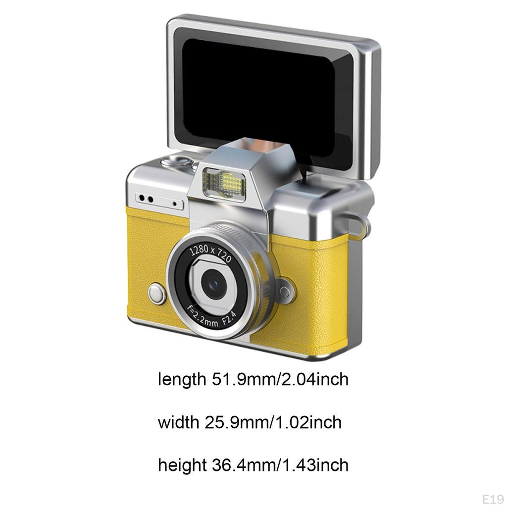 Mini Keychain Digital Camera Portable Vlogging for Kids Daily Concert
