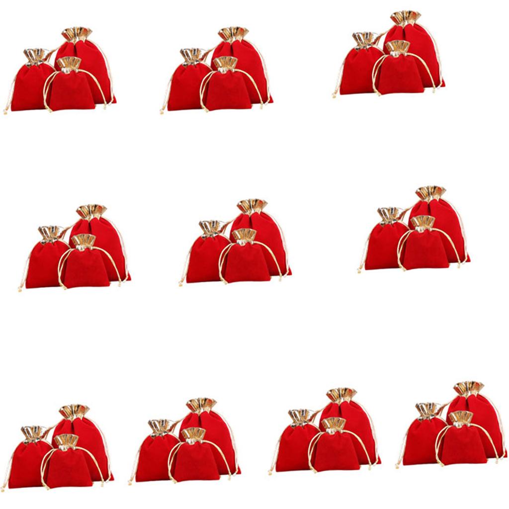 Compact Lightweight Velvety Storage Solution Drawstring Bag for Jewelry Protections and Organization On the Go or At Home
