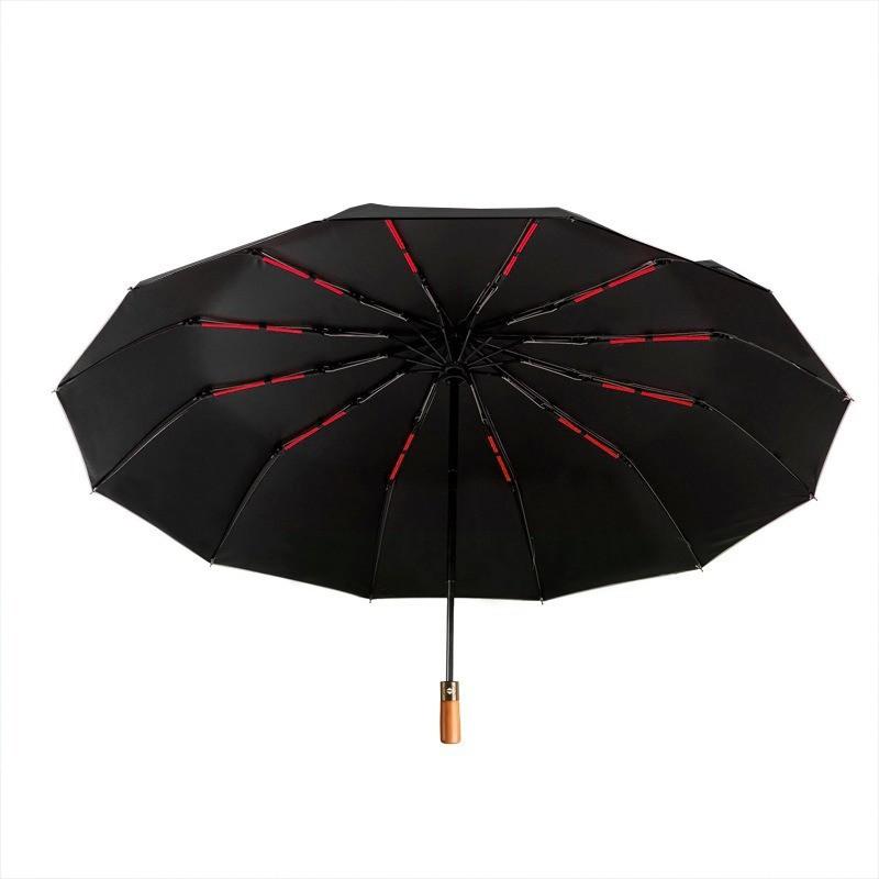 Automatic Umbrella Large Weather and Rain Parasol Sunscreen UV Protection Sun Umbrella Vinyl Folding Umbrella