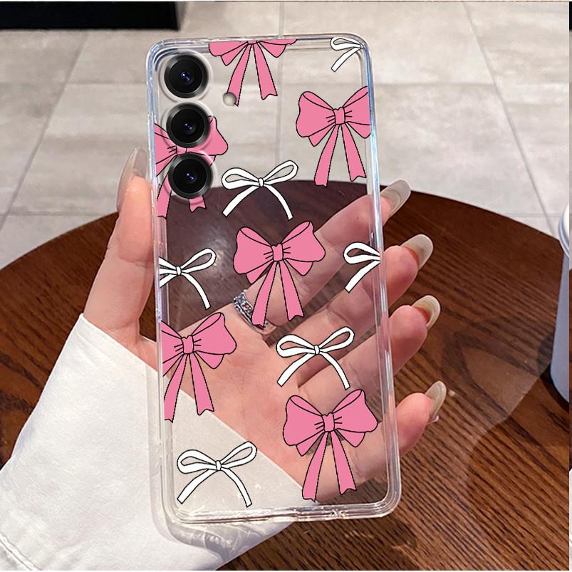 For Samsung S25 FE Case Cover Luxury Cute Rabbit Clear Soft TPU Coque Bumper For Samsung Galaxy S25FE S24 FE S25 FE Protect Case