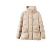 Middle mother winter duck down new women's coat down jacket in the elderly winter solid color warm top