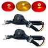 E24 Retro Motorcycle Turn Signal LED Light Flashing Indicator Tail Brake Light 8mm For Harley Yamaha Cafe Racer Bobber Chopper