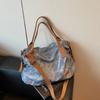 Large-capacity commuter tote bag, women's new high-end atmospheric shoulder bag, high-end versatile messenger bag
