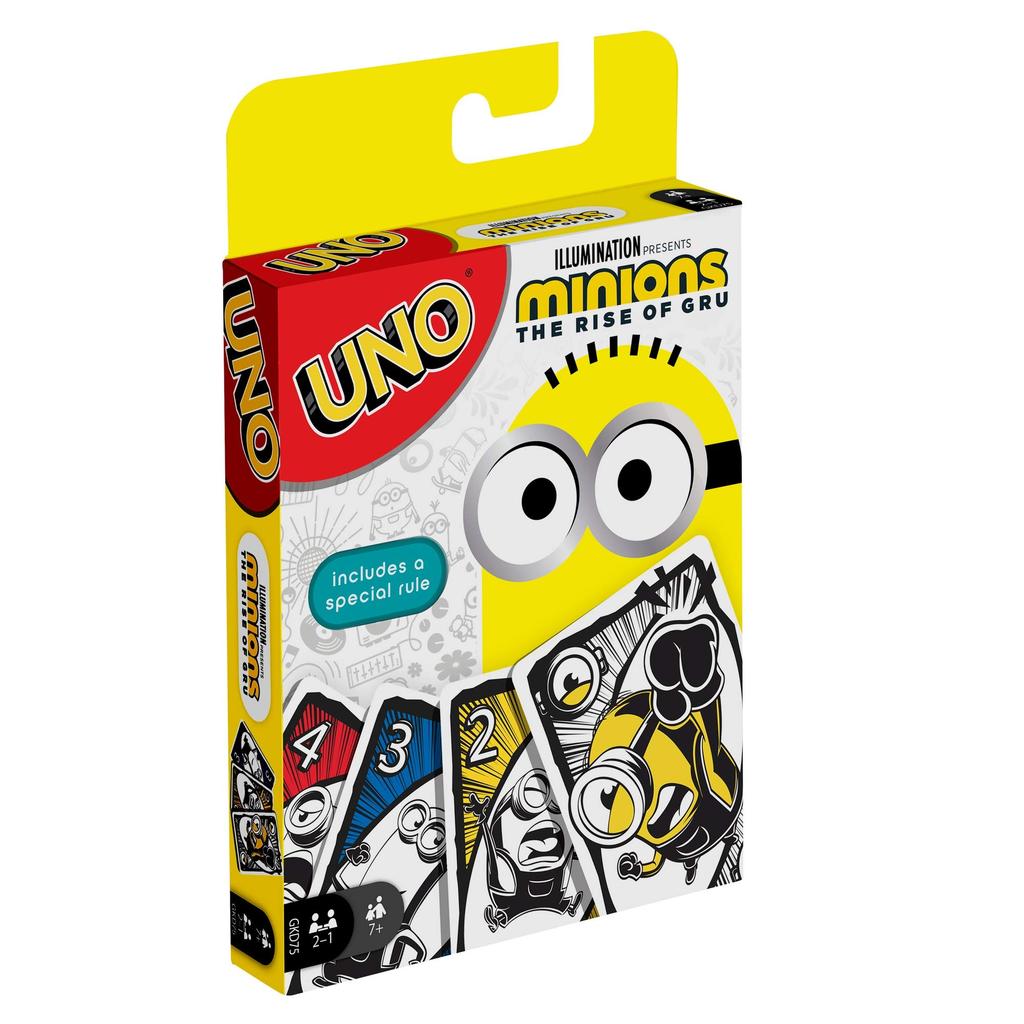 UNO Minions 2 Regelkarte Wild Kung Fu Ab 7 Jahren GKD75 [Spezial enthalten]