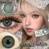 EYESHARE 1 Pair FLORENCE Series Contact Lenses for Eyes 14.5mm Gray Brown Natural Lens Beauty Pupils for Satuden