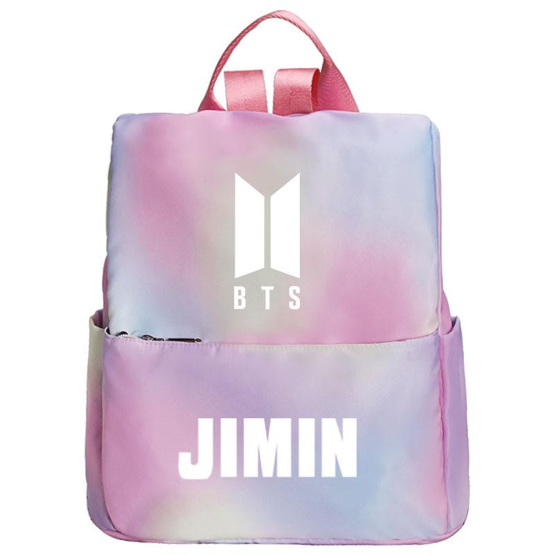 Kpop Bts Bangtan Boys Рюкзак Школьный Книга Студенческий Дорожный Наплечный Рюкзак White JIMIN