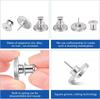 12pcs Button Pins For Loose Jeans No Sew Instant Replacement Snap Tack Pant Button Adjustable Metal Pants Button Tightener