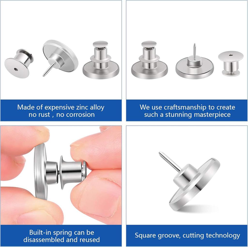 12pcs Button Pins For Loose Jeans No Sew Instant Replacement Snap Tack Pant Button Adjustable Metal Pants Button Tightener