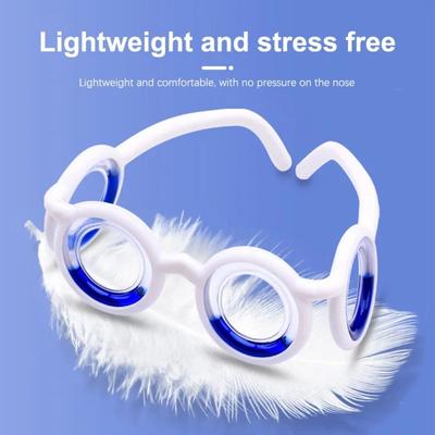 Portable Anti-Dizziness Eyewear Natural Nausea Relief Glasses for Kids Adults Carsickness Airsickness Seasickness