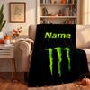 monster Custom Flannel Blankets Soft Warm Cozy Throws for Home Decor Holiday Gifts