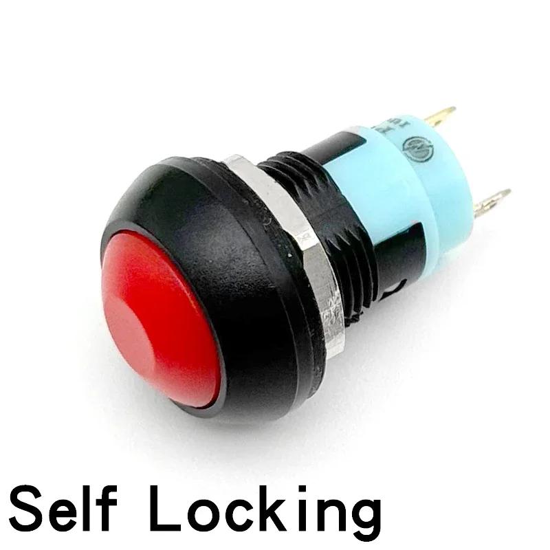 5/20/100Pcs Pbs-33B 12Mm Self-Reset On-Off Self-Locking Push Button Switch 2Pin Mini Momentary Round Switch