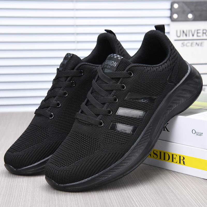 Men's Shoes Autumn New Mesh Breathable Running Shoes Fashionable Versatile Sports Shoes Soft Sole Lightweight Men's Casual Shoes