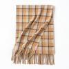Vintage Maillard scarf women's high-end sense versatile, warm and thickened atmosphere, winter couple plaid scarf
