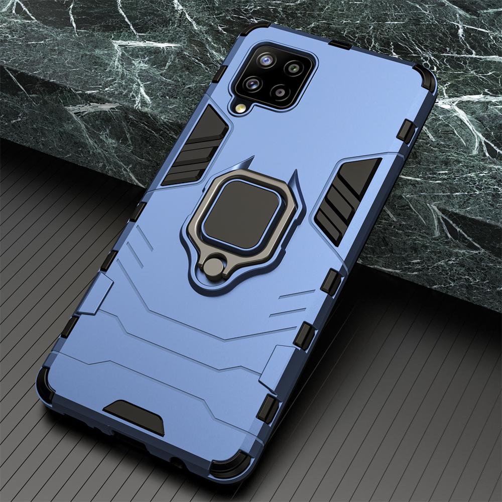 Shockproof Armor Case for Samsung A12 A42 A32 A22 A82 A72 A52S 5G Ring Stand Phone Back Cover for Galaxy M52 M51 M31 M62