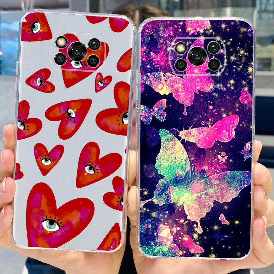 For Xiaomi Poco X3 Pro Phone Case Soft Silicon TPU Shockproof Coque For Poco X3 PocoX3 X 3 NFC Back Cover Bumper Astronaut Funda