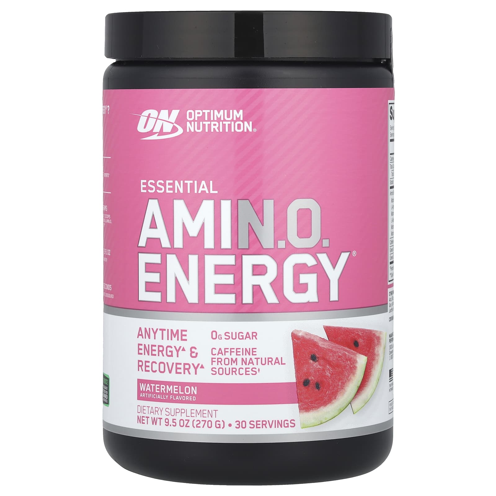 

Essential Amines. O. Energy®, Watermelon Flavor, 270G (9.5Oz)