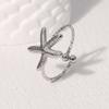 Stainless Steel Gold Color Starfish Open Rings For Men Women Vintage Metal Irregular Star Adjustable Finger Rings Beach Jewelry