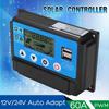 12V / 24V 60A Solarladeregler Automatische Anpassung LCD-Anzeige USB-Anschlüsse 125*85*30mm
