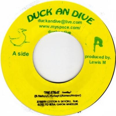 

7inch Record JOSEPH COTTON SKYCRU CARON WHEEL The Style NONE Duck An Dive 2010 Japan Reggae Ska Dub Used