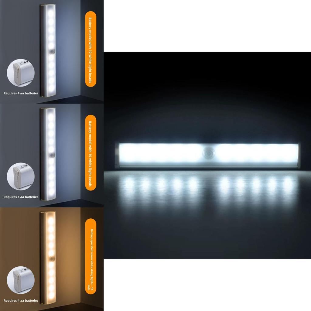 Small Night Light With Human Induction Battery Powered For Home Decor And Gift Use