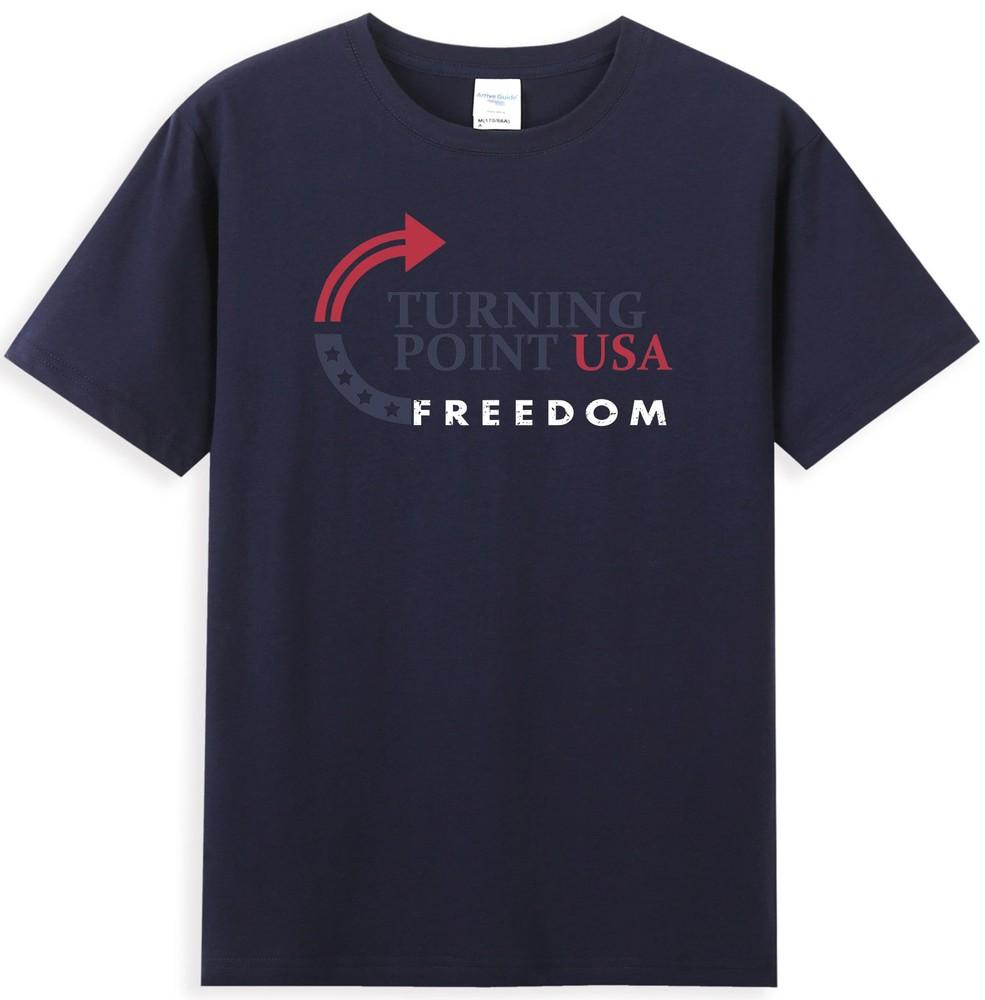 Freedom Turning Point Usa Charlie Funny Meme Quote Unisexs TShirt S